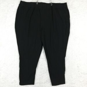 Taillissime Womens Pants Legging Black Pull On Elastic Stretch‎ Comfy Plus 4X